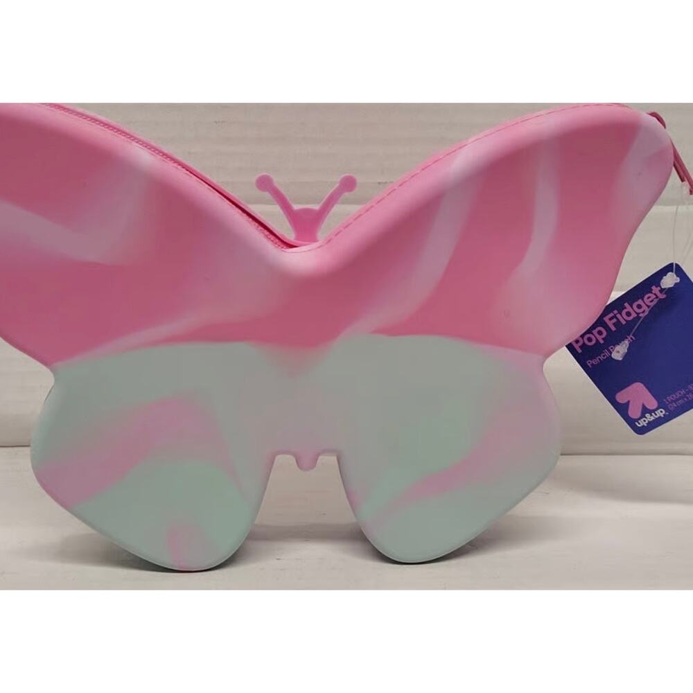 Bubble Pop Fidget Pencil Pouch Butterfly - up&up™ - NEW - Picture 2 of 2